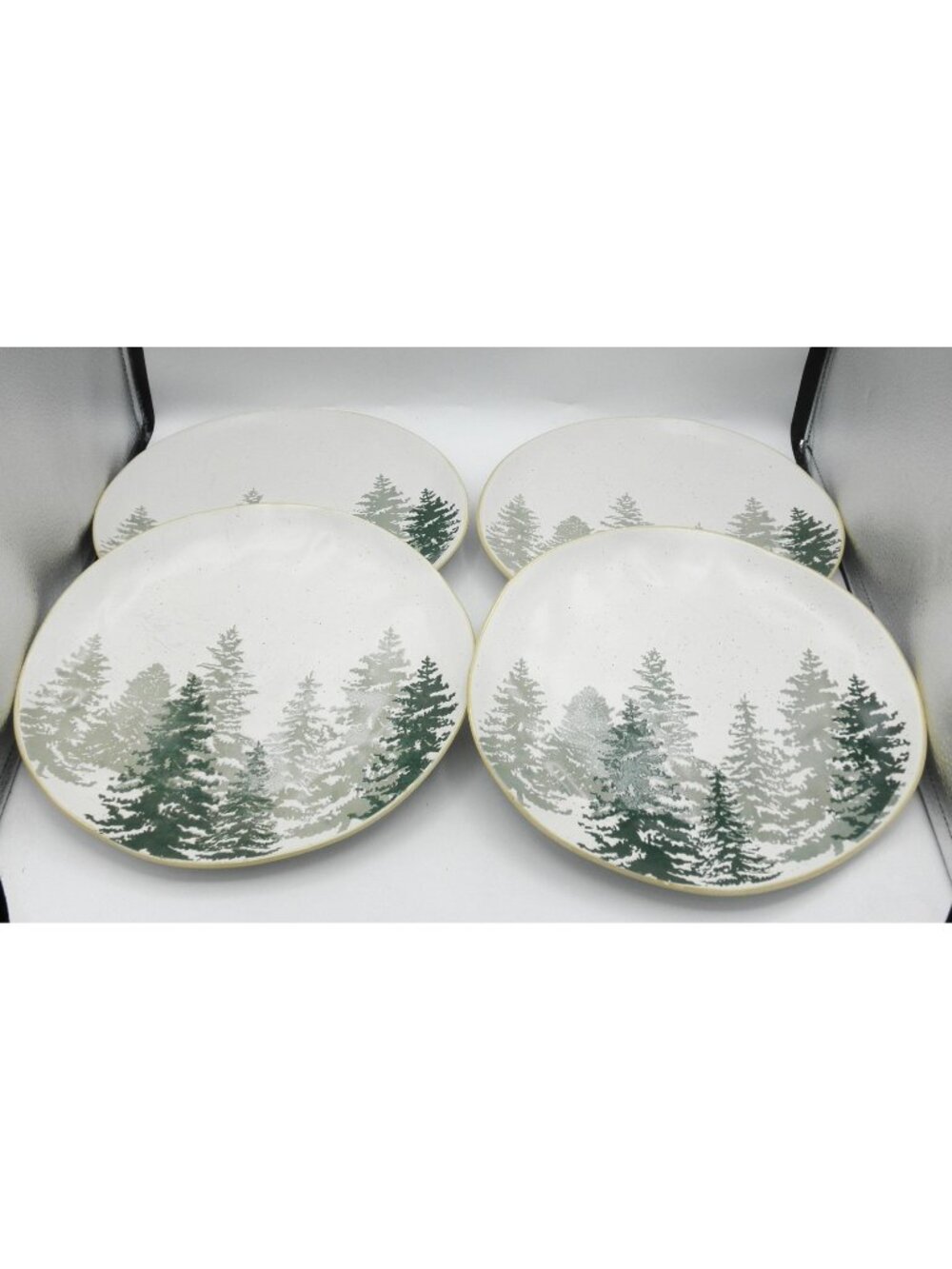Forest Woods (Evergreen Forest) Eli + Ana 11 Inch Dinner Plates Set of 4 E2AFOW